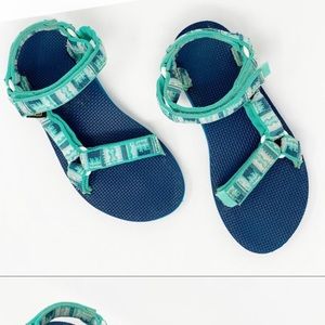 TEVA tribal print sandals